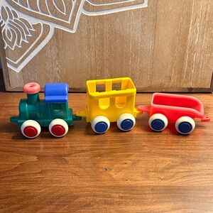 VIKING TOYS Vintage Swedish Locomotive Train Set